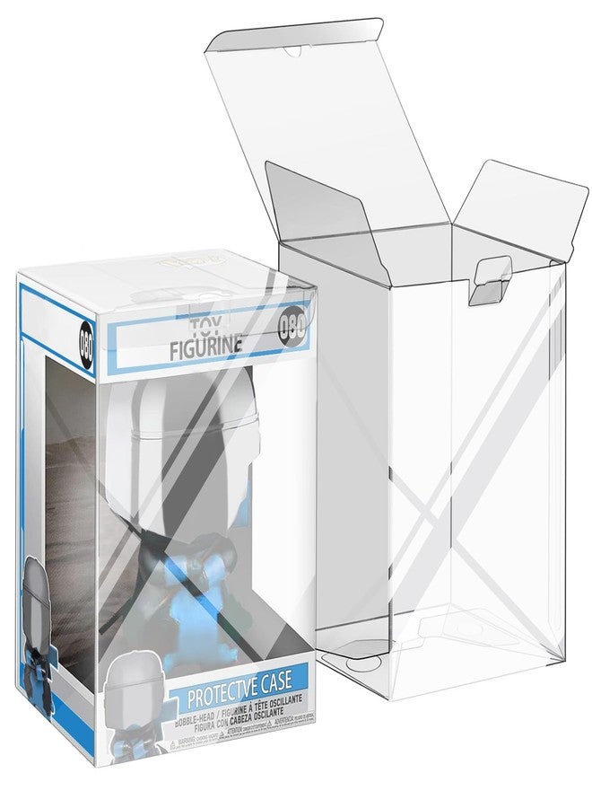 Sooez 30 Pack Protector Cases Compatible with Funko, Fit Standard 4-Inch Collectible Figures, Stackable Storage, Clear Display Box with Protective Film - Image 1